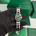 Rolex Datejust 31 mm Oystersteel Mint Green Dial 278240