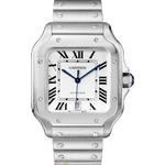 Cartier Santos De Cartier Large Automatic Silver Opal Dial 47,5 x 39,8 mm WSSA0009
