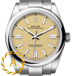 Rolex Oyster Perpetual 41 mm Oystersteel Beige Dial 134300