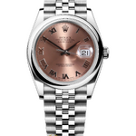 Rolex Datejust Salmon Roman Dial 36 mm 16200 Jubilee