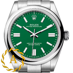 Rolex Oyster Perpetual 41 mm Oystersteel Green Dial 134300