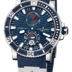 Ulysse Nardin Maxi Marine Diver Titanium Blue Dial 45 mm 263-90-3/93