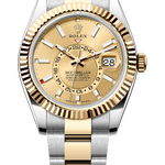 Rolex Sky-Dweller 42 mm 336933 Yellow Rolesor Champagne Dial 