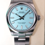 Rolex Oyster Perpetual «Tiffany» 31 mm Oystersteel Turquoise Blue Dial 277200 