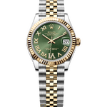 Rolex Datejust Olive Roman Dial Yellow Rolesor 31 mm 278273 Jubilee