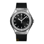 Hublot Classic Fusion Titanium Diamonds Black 33 mm 581.NX.1470.RX.1104