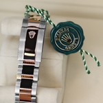Rolex Datejust 36 mm Everose Rolesor White Pearl Diamond-set Dial 126231