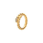 Кольцо Bvlgari Serpenti Viper Ring Yellow Gold Diamonds Size 17 (54-56)