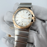 Omega Constellation Co-Axial Chronometer Silver Dial Steel/Rose Gold 35 mm 123.20.35.20.02.001