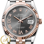 Rolex Datejust 36 mm 126231 Grey Dial Everose Rolesor Jubilee