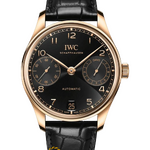 IWC Portuguese 42 mm Rose Gold Black Dial IW500121