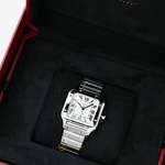 Cartier Santos De Cartier Medium Automatic Silver Opal Dial 41,9 x 35,1 mm WSSA0029