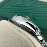 Rolex Datejust 41 mm White Rolesor Bright Blue Dial 126334 Jubilee