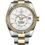 Rolex Sky-Dweller 42 mm Yellow Rolesor Intense White DIal 326933 