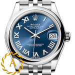 Rolex Datejust 31 mm Oystersteel Bright Blue Dial 278240 Jubilee