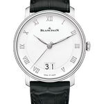 Blancpain Villeret Grande Date 40 mm Stainless Steel White Dial 6669 1127 55B