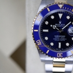 Rolex Submariner Date 41 mm Yellow Rolesor Royal Blue Dial 126613LB