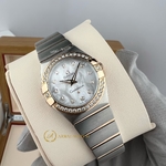Omega Constellation Quartz Steel/Rose Gold Diamonds 27 mm