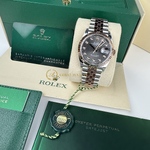 Rolex Datejust 36 mm 126231 Grey Decor Diamonds Dial Everose Rolesor Jubilee