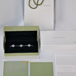 Браслет Van Cleef & Arpels Vintage Alhambra Pearl White Gold 5 мотивов