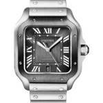 Cartier Santos De Cartier Large Automatic Grey Dial 47,5 x 39,8 mm WSSA0037