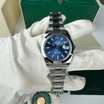 Rolex Datejust 41 mm Oystersteel Bright Blue Dial 126300
