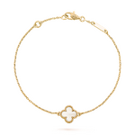 Браслет Van Cleef & Arpels Sweet Alhambra Pearl Yellow Gold
