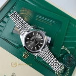 Rolex Datejust 41 mm Oystersteel Bright Black Dial 126300 Jubilee