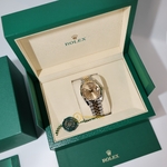 Rolex Datejust 36 mm Champagne Dial Yellow Rolesor 126233 Jubilee