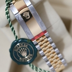 Rolex Datejust 36 mm Yellow Rolesor Champagne Palm Motif Dial 126233 Jubilee