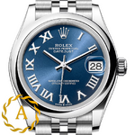 Rolex Datejust 31 mm Oystersteel Bright Blue Dial 278240 Jubilee