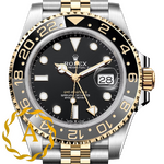 Rolex GMT-Master II 40 mm Yellow Rolesor Black Dial 126713GRNR Jubilee