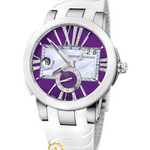 Ulysse Nardin Executive Dual Time Lady Purple Diamonds Dial 40 mm 243-10