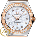 Omega Constellation Quartz Steel/Rose Gold Diamonds 27 mm