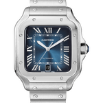 Cartier Santos De Cartier Large Automatic Blue Dial 47,5 x 39,8 mm WSSA0071
