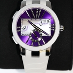 Ulysse Nardin Executive Dual Time Lady Purple Diamonds Dial 40 mm 243-10