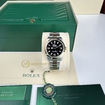 Rolex Explorer 36 mm Yellow Rolesor Black Dial 124273