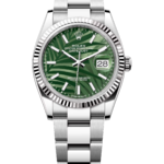 Rolex Datejust 36 mm Palm Decor Dial White Rolesor 126234