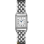 Jaeger LeCoultre Reverso Quartz Lady 20 x 33 mm Stainless Steel Silver Dial 260.8.08