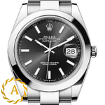 Rolex Datejust 41 mm Oystersteel Bright Black Dial 126300