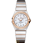 Omega Constellation Quartz Steel/Rose Gold Diamonds 27 mm