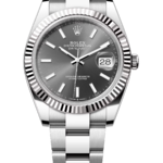 Rolex Datejust 41 mm 126334 White Rolesor Dark Rhodium
