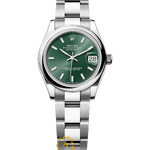 Rolex Datejust 31 mm Oystersteel Mint Green Dial 278240