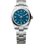 Rolex Oyster Perpetual 31 mm Oystersteel Med Blue Dial 277200
