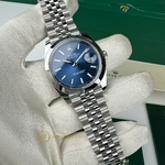Rolex Datejust 41 mm Oystersteel Bright Blue Dial 126300 Jubilee