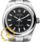 Rolex Oyster Perpetual 28 mm Oystersteel Black Dial 276200