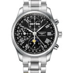 Longines Master Collection Moon-Phase 42 Mm Black Dial L2.773.4.51.6