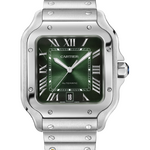 Cartier Santos De Cartier Large Automatic Green Dial 47,5 x 39,8 mm WSSA0062