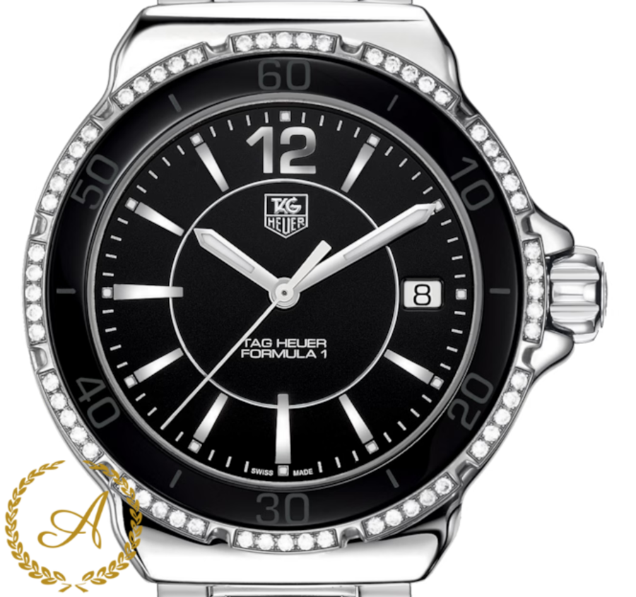 TAG Heuer Lady Carrera Formula 1 Diamonds 37 mm WAH1212.BA0859 - Швейцарские часы TAG Heuer Lady Carrera Formula 1 Diamonds 37 mm WAH1212.BA0859
