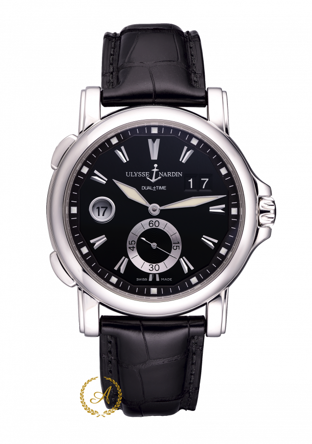 Ulysse Nardin Dual Time Black Dial 42 mm 243-55
